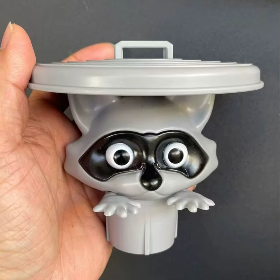 Shaun The Sheep Toilettenpapierhalter mit Mülleimer und Deckelabdeckung aus Kunststoff - Bild 2