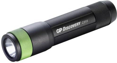 GP Discovery LED Taschenlampe batteriebetrieben in Schwarz mit 100 lm - Bild 1