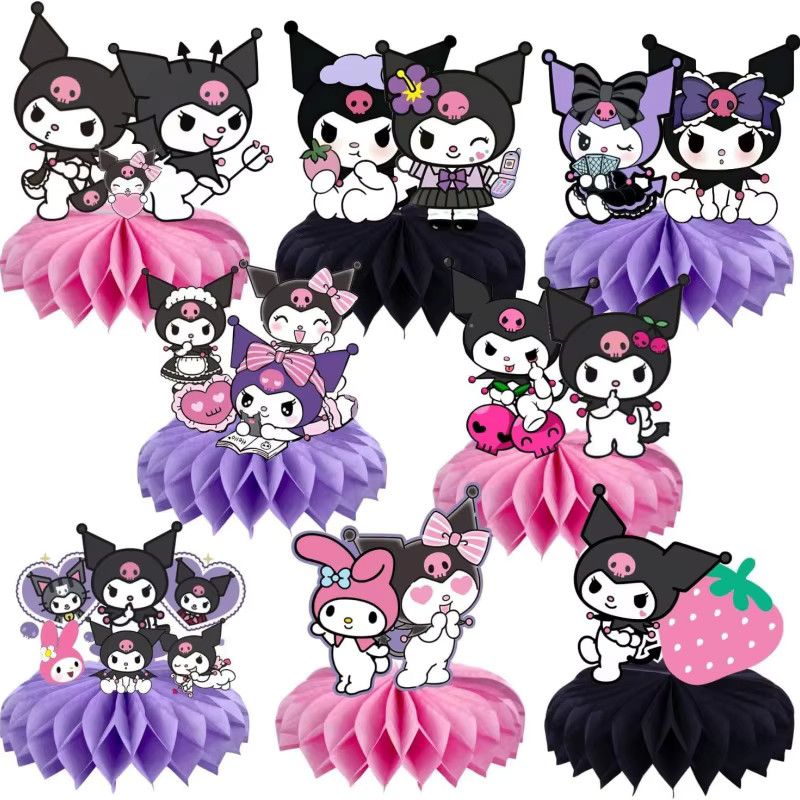 Keeppley Kuromi Honeycomb Tischdeko für Kindergeburtstage und Babypartys - Bild 2