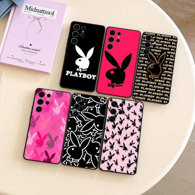 Playboy Logo TPU Soft Cover Hülle für Samsung Galaxy S25 S23 S22 S21 S30 S20 S10 Ultra Plus FE - Bild 1