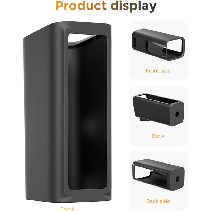 FULL-For Eufy S3 Pro Kamerahülle, wasserdichte Silikonhülle für Eufy Security Überwachungskamera, Schwarz - Bild 2