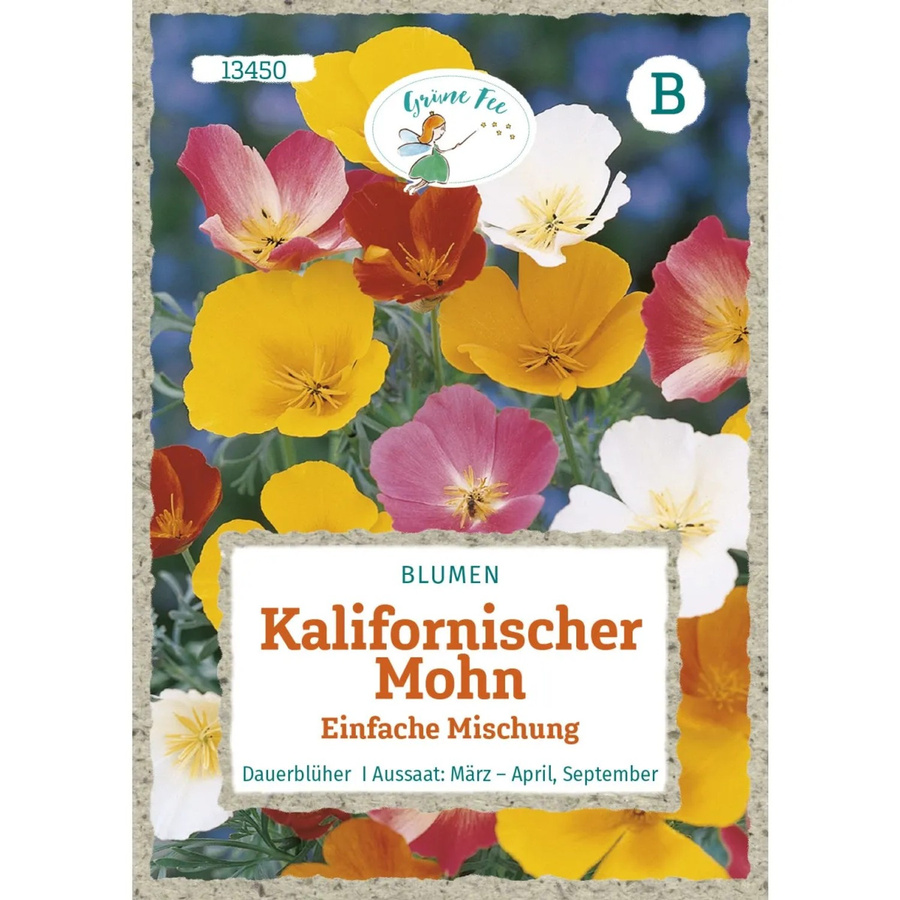 Grüne Fee Kalifornischer Mohn Einfache Mischung Saatgut - Bild 2