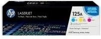 Original HP Toner 125A CF373AM Multipack CMY Cyan Magenta Gelb für Laserdrucker - Bild 1