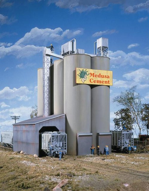 Walthers Zementwerk Medusa Cement comp, 1:87 (Spur H0) - Bild 1