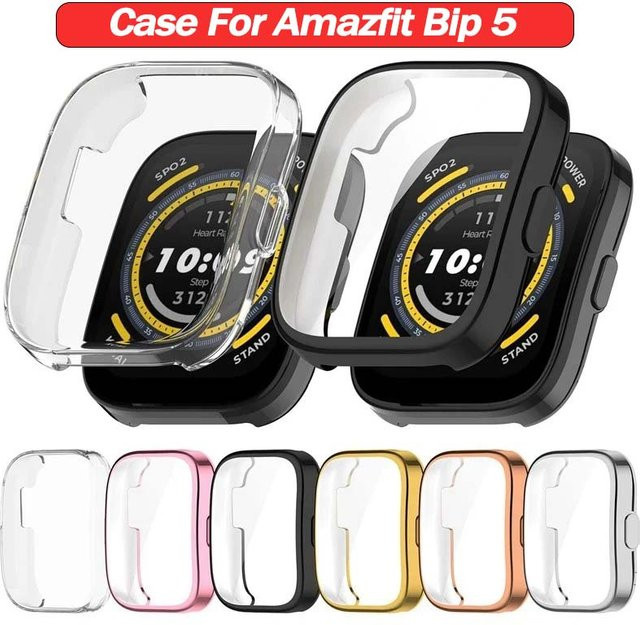 Amazfit Bip 5 Displayschutzfolie, TPU, Schwarz - Bild 1
