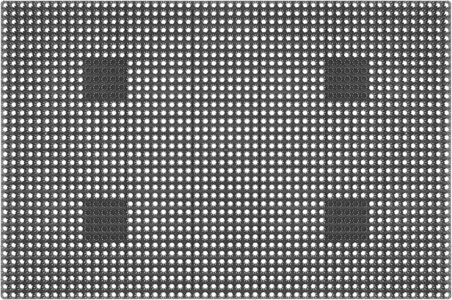 Modern Living Fußmatte Max in Anthrazit, rutschfest, B/B: 40 x 60 cm - Bild 1