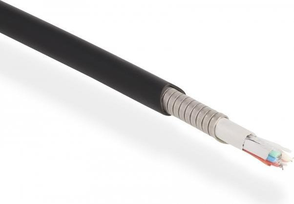 Delock Aktives Optisches HDMI Kabel mit Metallarmierung 8K 60 Hz Schwarz 50 m - Bild 1