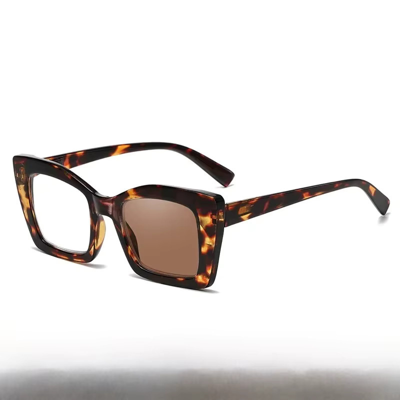 NAPAGE Lesebrille, Vollrand, Square, Kunststoff, Braun, Unisex - Bild 4