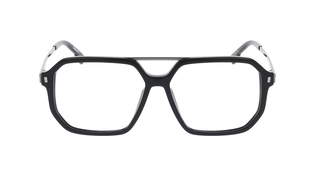 Dsquared2 D2 Korrektionsbrille, Vollrand, Quadratisch, Acetat, Herren, schwarz - Bild 1