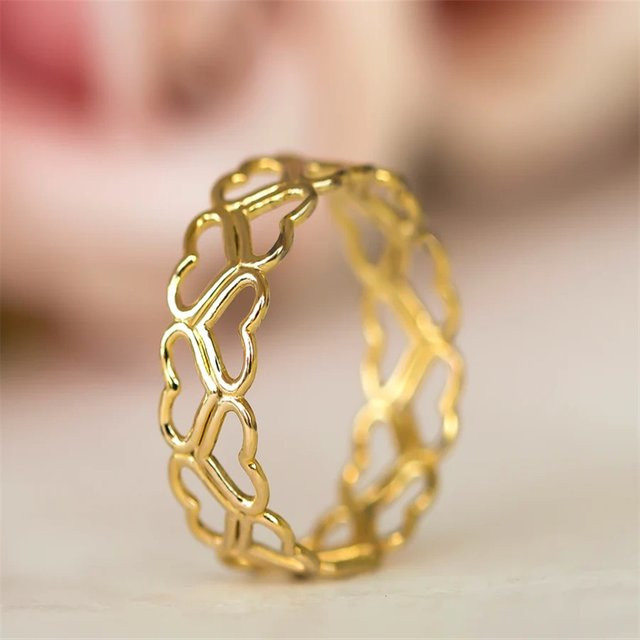 YoYo Ring, vergoldet, Kupfer, Damen - Bild 1