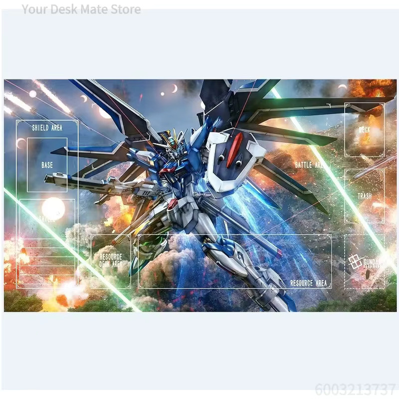 Bandai Gundam Strike Freedom Kartenspiel-Matte, Bunt / Mehrfarbig - Bild 2