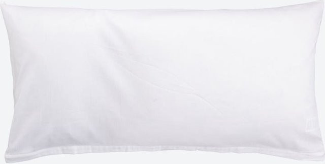 2er-Pack Home Im Mako-Satin Kissenbezüge aus Baumwolle, Farbe: Weiß, B/H: 40 x 80 cm - Bild 1
