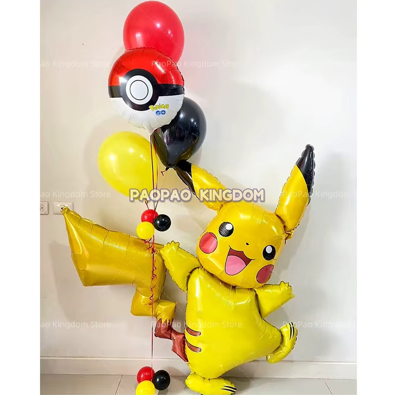 Potdemiel Pokémon Pikachu Latexballons für Kindergeburtstag und Babyparty Dekoration - Bild 2
