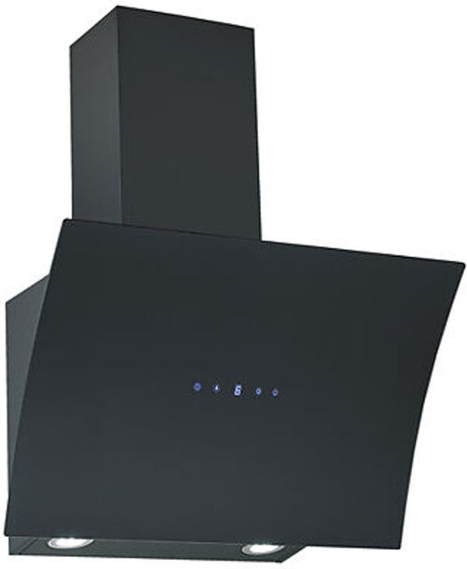 Respekta Dunstabzugshaube CH55060SA Schräghaube mit Glasschirm in Schwarz, B/H/T: 60 x 80,5 x 40,2 cm - Bild 3