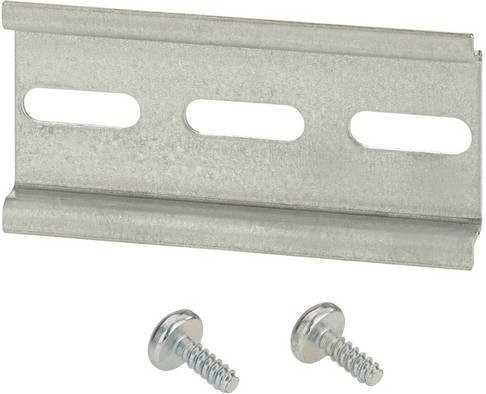 Hensel DK TS 01 Tragschiene aus Stahl in Silber, Breite: 71 mm - Bild 1