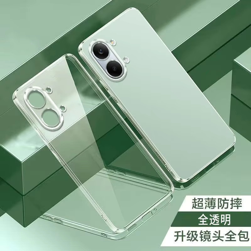Luxuriöse transparente Silikon-Slim-Hülle für POCO X8 Pro und X8 Pro Max in Schwarz - Bild 1