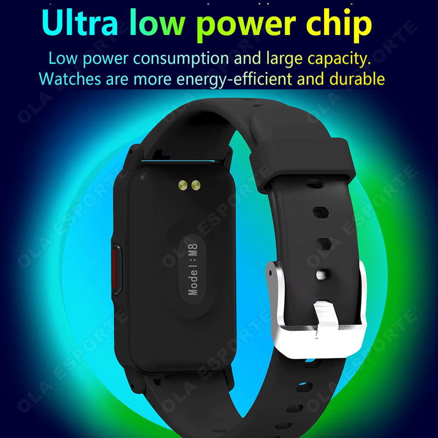 Ola Esporte Smartwatch Pink mit Herzfrequenzmessung, Schlafüberwachung und Anruf-Erinnerung, wasserdichtes Fitness-Armband - Bild 5