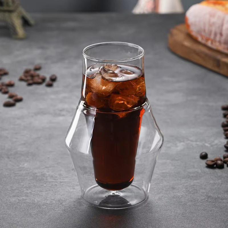 Doppelschicht Glas Espresso Tasse und Kaffeebecher transparent mit 100 ml, 250 ml oder 300 ml Füllmenge - Bild 3