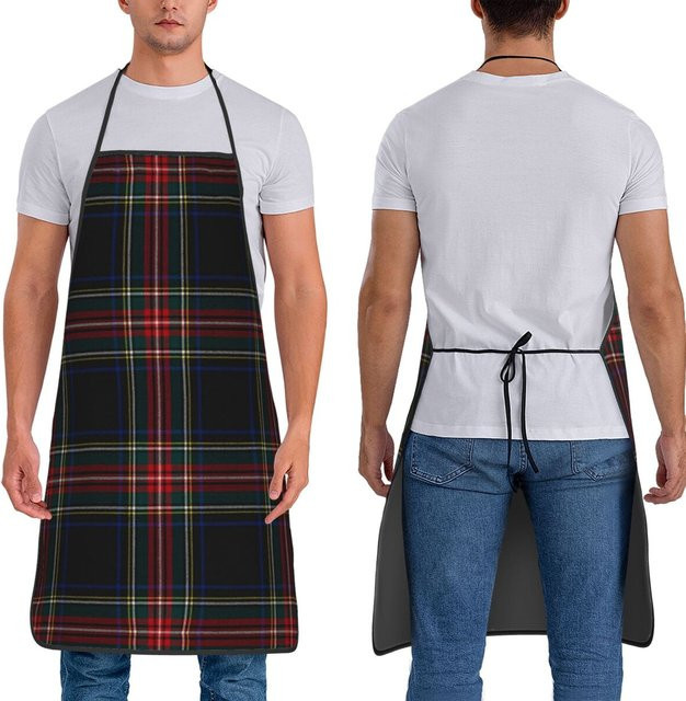 Angus Schottland District Tartan Schürze Wasserdichtes Kochlätzchen für Damen und Herren in Multicolour - Bild 1