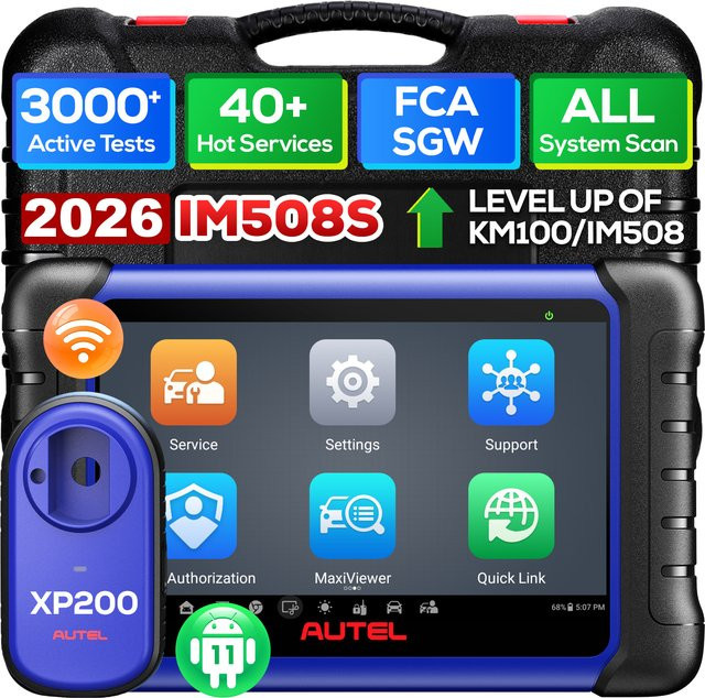 Autel MaxiIM IM508S XP200 OBD2 Diagnosegerät und Schlüsselprogrammierer All-in-One Automobil-Scanner - Bild 1