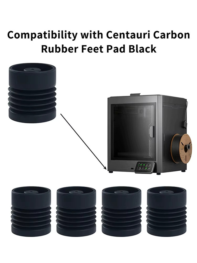 4 Stück schwarze Gummifüße für Centauri Carbon 3D-Drucker zur Anti-Vibration und Stabilität - Bild 7