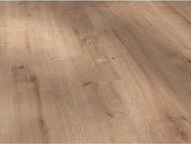 Parador Laminatmuster Basic 400 Eiche Geschliffen in Braun Rustikal - Bild 1