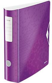 LEITZ Ordner Active WOW DIN A4 in Violett mit einer Rückenbreite von 82 mm - Bild 1
