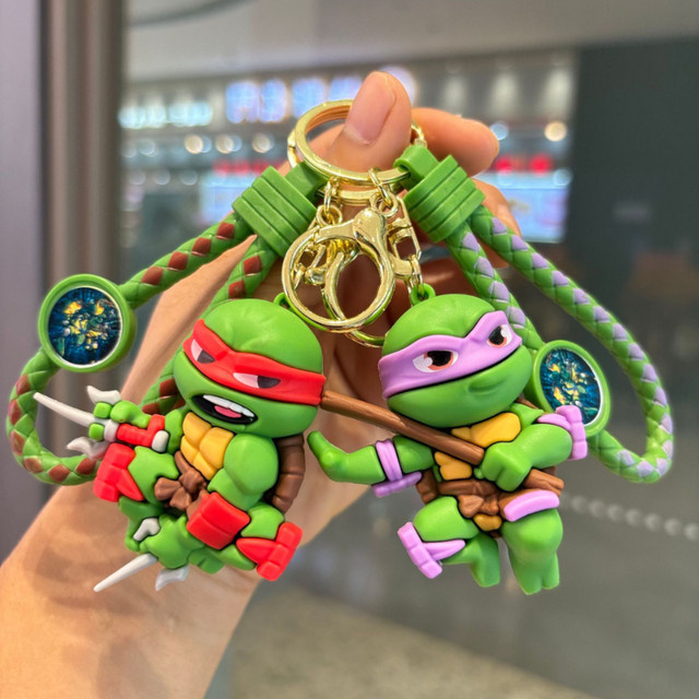 Teenage Mutant Ninja Turtles Schlüsselanhänger, Raphael Donatello, Unisex - Bild 1