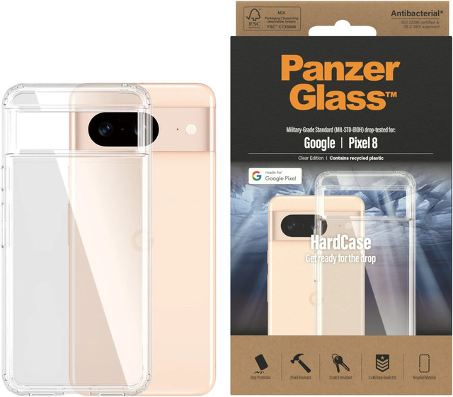 PanzerGlass HardCase für Google Pixel 8, Transparent - Bild 1