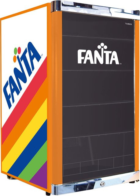 HighCube Fanta Classic Minikühlschrank in Multicolour für die Tischaufstellung - Bild 1