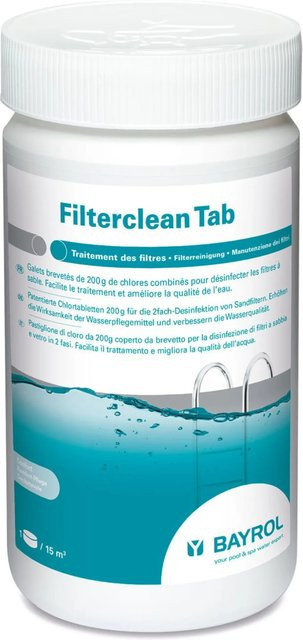 Bayrol Filterclean Tab zur Desinfektion von Sandfiltern und Glasfiltern, 1 kg - Bild 1