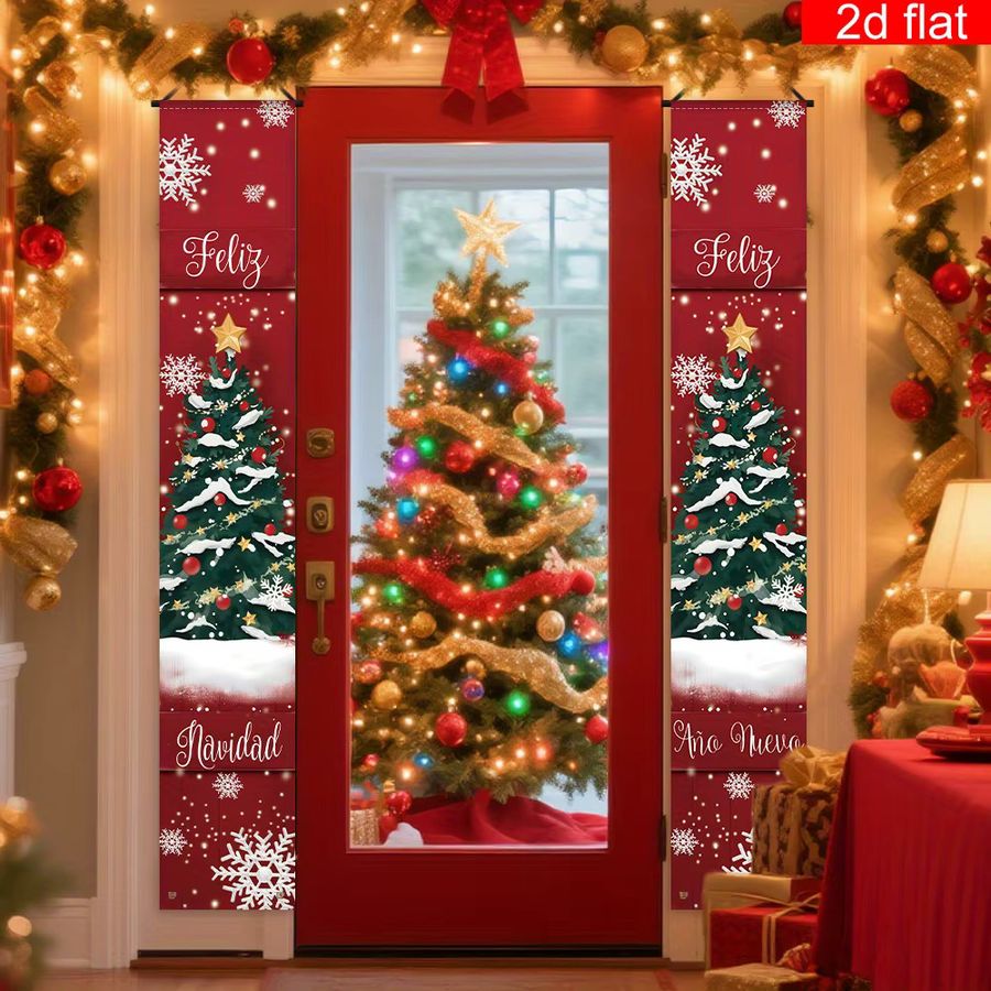 VIKAMA Weihnachtsdekoration 2-teiliges Set für Wände, Veranden und Weihnachtsbäume - Bild 4