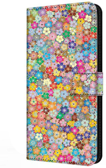 Flip-Ledertasche für Samsung Galaxy A15 A25 A35 A55 A54 A53 A52 A34 A42 A32 A24 A23 A22 A14 A12 A16 5G Kartenetui Cover mit Trageriemen in Dunkelbraun - Bild 1