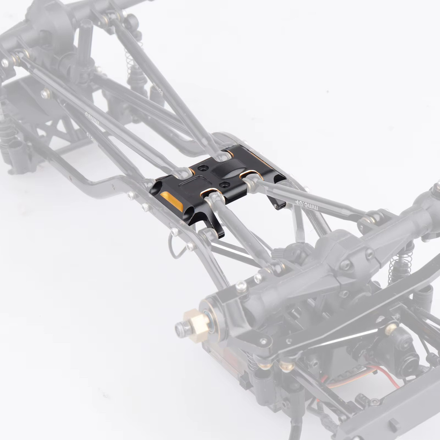 HobbyPark Aluminium-Unterfahrschutz Getriebeschutz, Metall, Schwarz - Bild 2