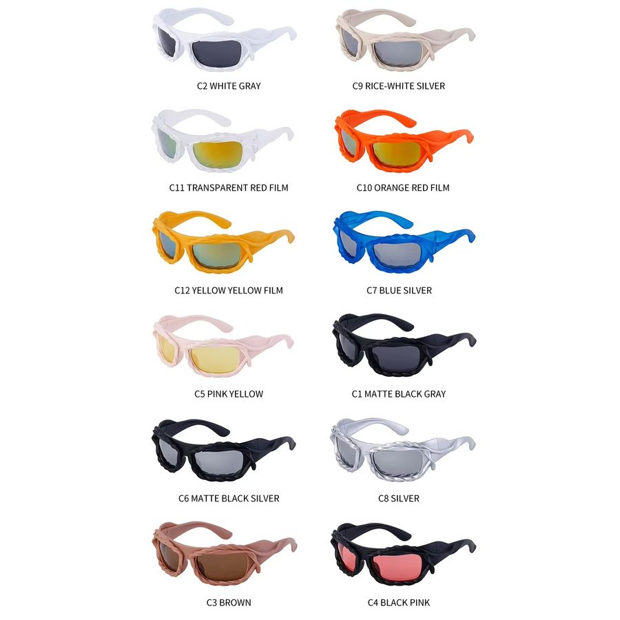 TOYEARN Sonnenbrille, Vollrand, Kunststoff, Unisex - Bild 4
