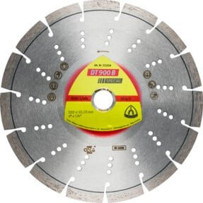 Klingspor DT 900 B Diamanttrennscheibe für Beton in Silber, Durchmesser: 230 mm, Breite: 2,6 mm, Bohrung: 22,23 mm - Bild 1