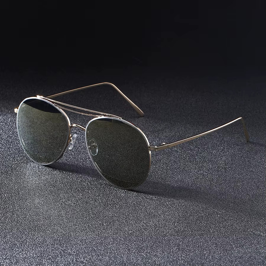 Hindfield Aviator Sonnenbrille, Metall, Gold, Herren, Vollrand - Bild 2