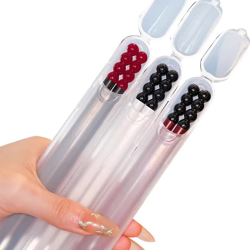 JAOER Essstäbchen Set aus Metall und Kunststoff, 2er Set, wiederverwendbare Sushi Sticks in Weiß und Rot - Bild 5
