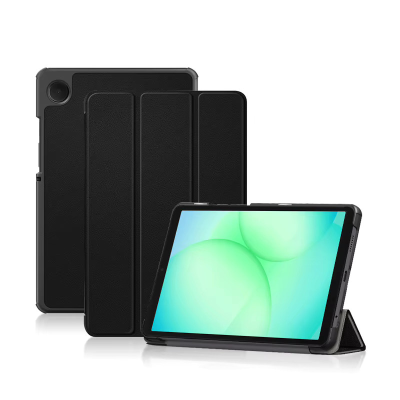 Samsung Galaxy Tab A11 8,7 Zoll Hülle Flip Stand Cover in Schwarz für SM-X130 SM-X133 SM-X135N - Bild 1