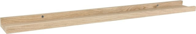 Holz-Bilderleiste Bix in Eiche, Breite: 80 cm, Tiefe: 9 cm - Bild 1