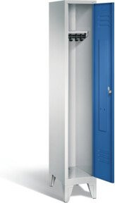 C+P Garderobenschrank Classic mit Front in Enzianblau und Korpus in Lichtgrau, H x B x T: 185 x 32 x 50 cm - Bild 1