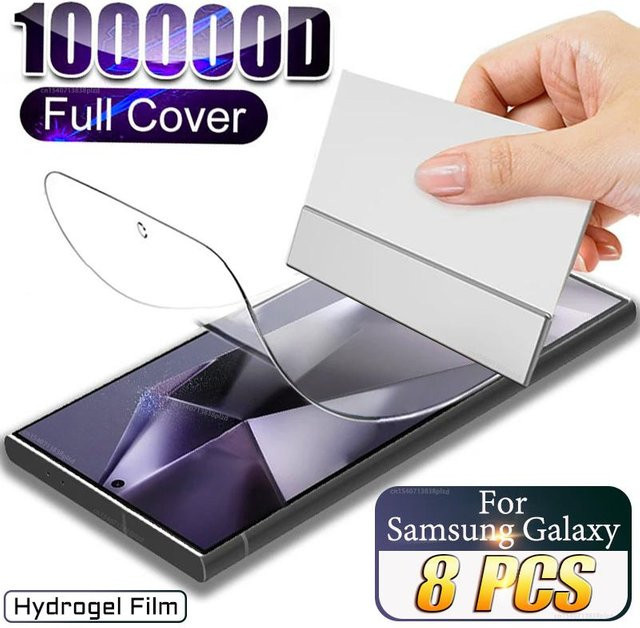 Samsung Displayschutzfolie für Galaxy S26 S25 S24 S23 S22 S21 S20 Plus Ultra FE Note 20 10 9 S10 A56 A55 A35 A54 A36 A15 A26 5G transparent - Bild 1