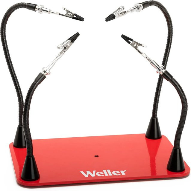 Weller Platinenhalter mit 4 Magnetarmen in Rot - Bild 1