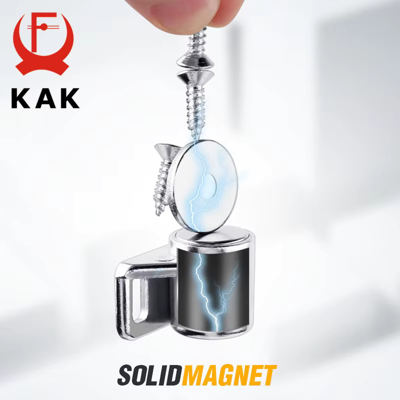 KAK Silver Magnetic Cabinet Catches Magnetischer Türschnäpper und Schubladenschließer in Silber und Weiß - Bild 4