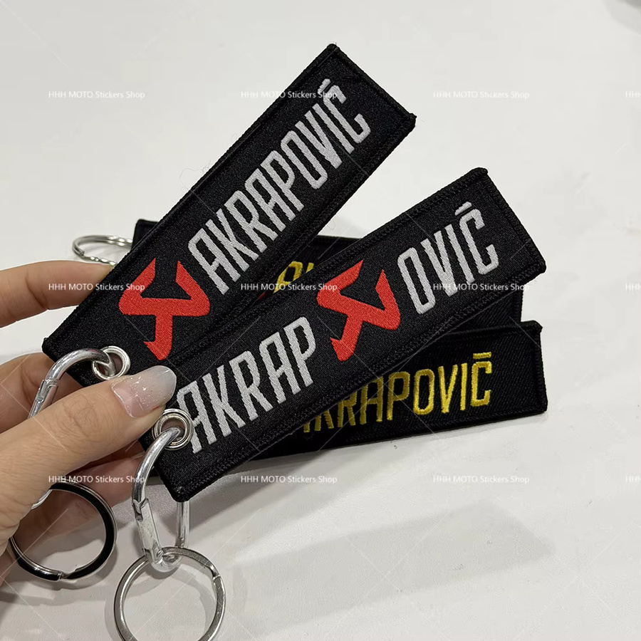 Akrapovic Schlüsselanhänger, doppelseitig bestickt - Bild 4