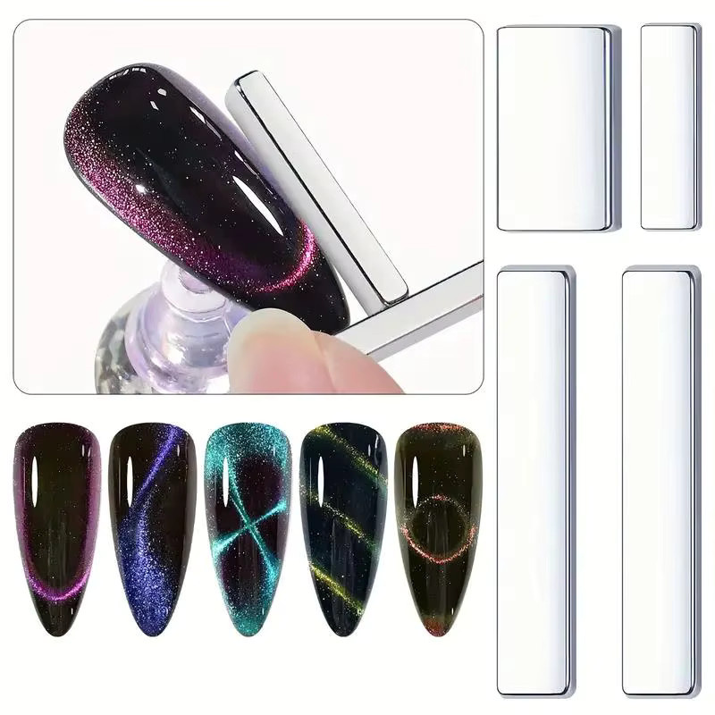 LULAA Maniküre-Set, 4-teilig, Magnet für Katzenaugen-Effekt, schimmernd - Bild 3