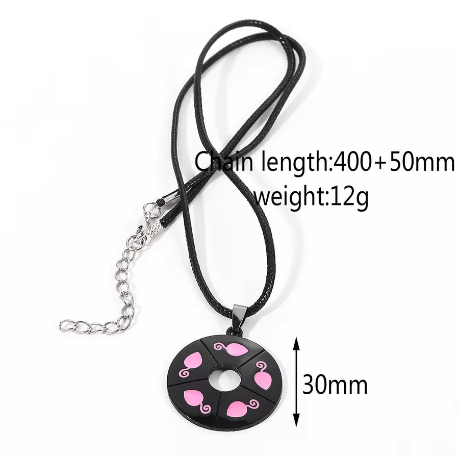 TAKARA TOMY Halskette Marienkäfer, Lederband, Schwarz, Unisex - Bild 1