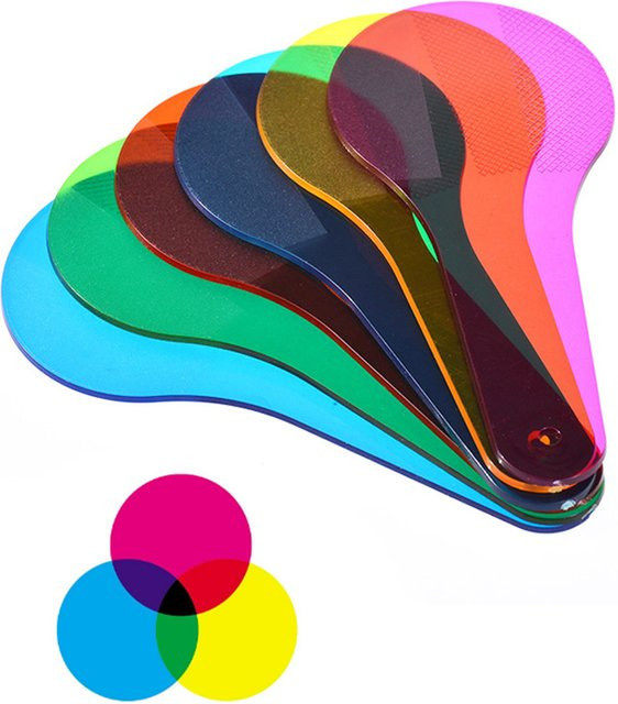 Meade Lernbrett Durchscheinende Folie Montessori 6-teiliges Set Bunt - Bild 1
