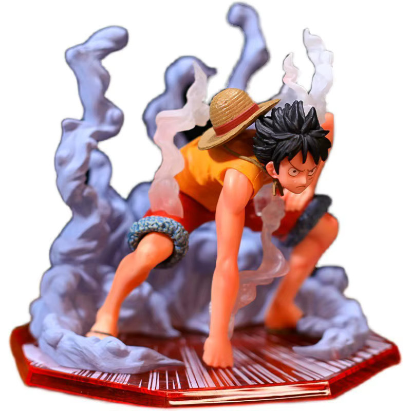 Bandai One Piece Luffy Second Gear, PVC-Puppe, Einzelfigur - Bild 5