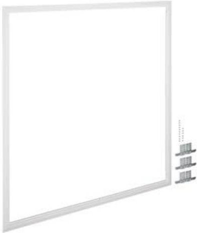 Hager Blendrahmen FZ55B universell 5-feldig aus Metall in Weiß RAL9010 für Schrankgröße 1400 x 1300 mm - Bild 1